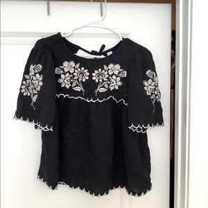 Small old navy floral blouse